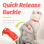 HamshMoc Kitten Dây Xích Bộ H Thiết Kế Chống Thoát Có Thể Điều Chỉnh Áo Đệm Mềm Dual D Vòng Điều Khiển