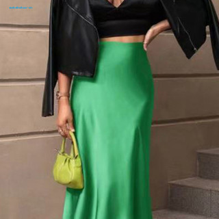 Váy Midi Satin Mỏng Thanh Lịch, Viền Vải Mịn - Phù Hợp Đi Tiệc, Du Lịch và Công Sở