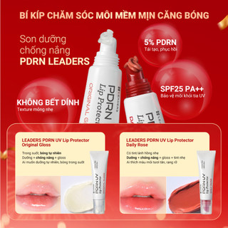 Son Dưỡng Môi PDRN UV LEADERS Lip Protector Chống Nắng Chống Lão Hoá Dưỡng Ẩm Môi 10g
