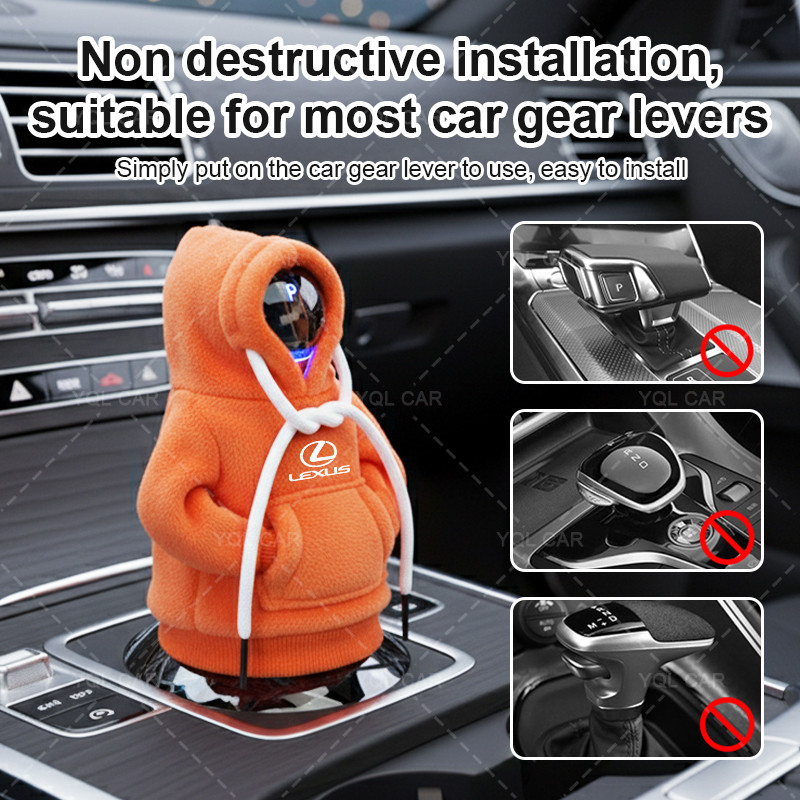 Áo Hoodie mềm phanh tay ô tô Vỏ bảo vệ bánh răng ô tô cho Lexus RX300 RX450 IS200 IS250 IS300 GS300