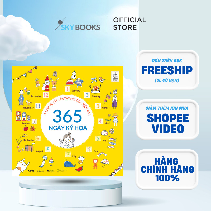 Sách - 365 Ngày Ký Họa