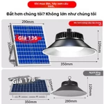 Đèn treo ngoài trời chống thấm nước chạy bằng năng lượng mặt trời, đèn sân vườn có thể điều chỉnh ba màu, siêu sáng — ảnh 7