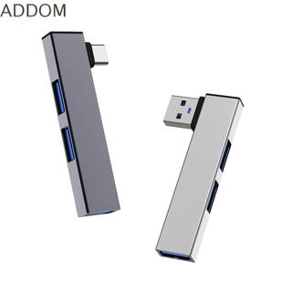ADDOM USB-C HUB, Bộ chia loại C 3 TRONG 1 bằng hợp kim nhôm, Máy tính xách tay khuỷu tay đa năng PC Bộ chuyển đổi OTG tốc độ cao Phụ kiện máy tính