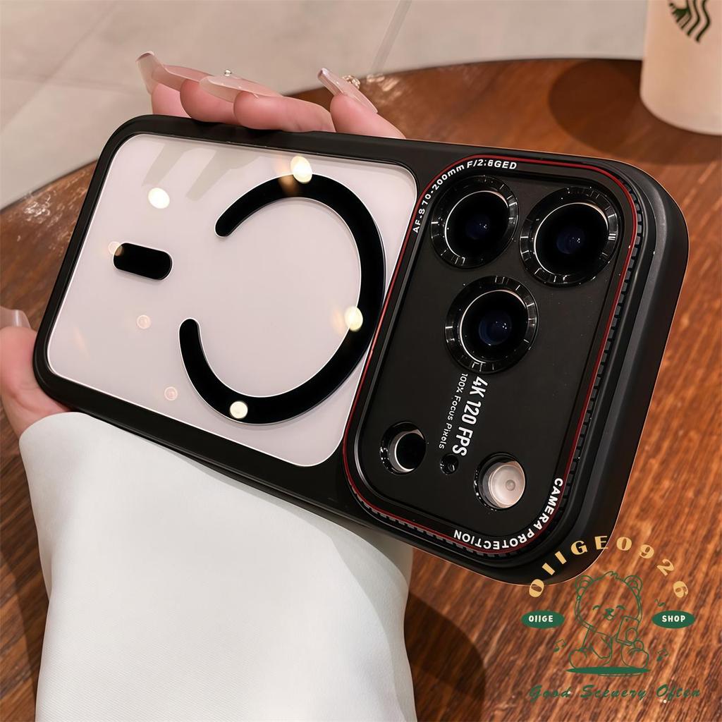 【 Ốp lưng iPhone17 】 Vỏ điện thoại từ tính Lycra mờ cảm giác da acrylic iphone17 Pro Max 16 15 14 cho vỏ iPhone vỏ mềm silicon TPU chống sốc