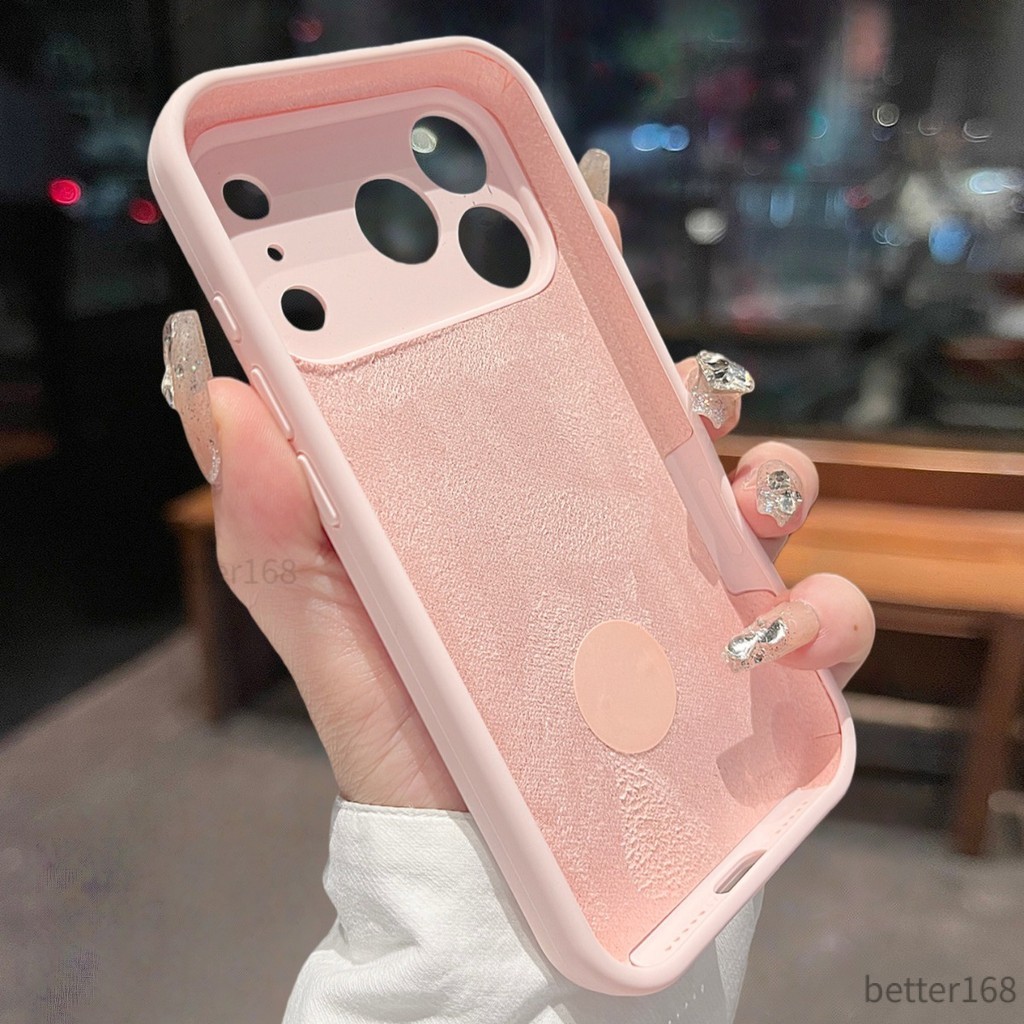 Sang trọng 360° Giá đỡ xoay từ tính cho iPhone 17 16 15 14 13 Pro Max Vỏ silicon lỏng chống sốc