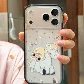 White Horse Girl cho iPhone 171615 trường hợp 141311promax tối giản 16 cá tính 16plus mới 16pro mềm