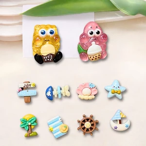 Set charm bọt biển uống trà sữa 10 chi tiết- Set charm độc quyền dễ thương