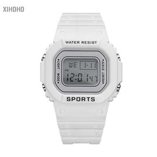 Xihoho Đồng hồ thể thao kỹ thuật số xihoho ZJchao LED Đồng hồ thông minh phát sáng nhẹ cho bé trai bé gái (Trắng)