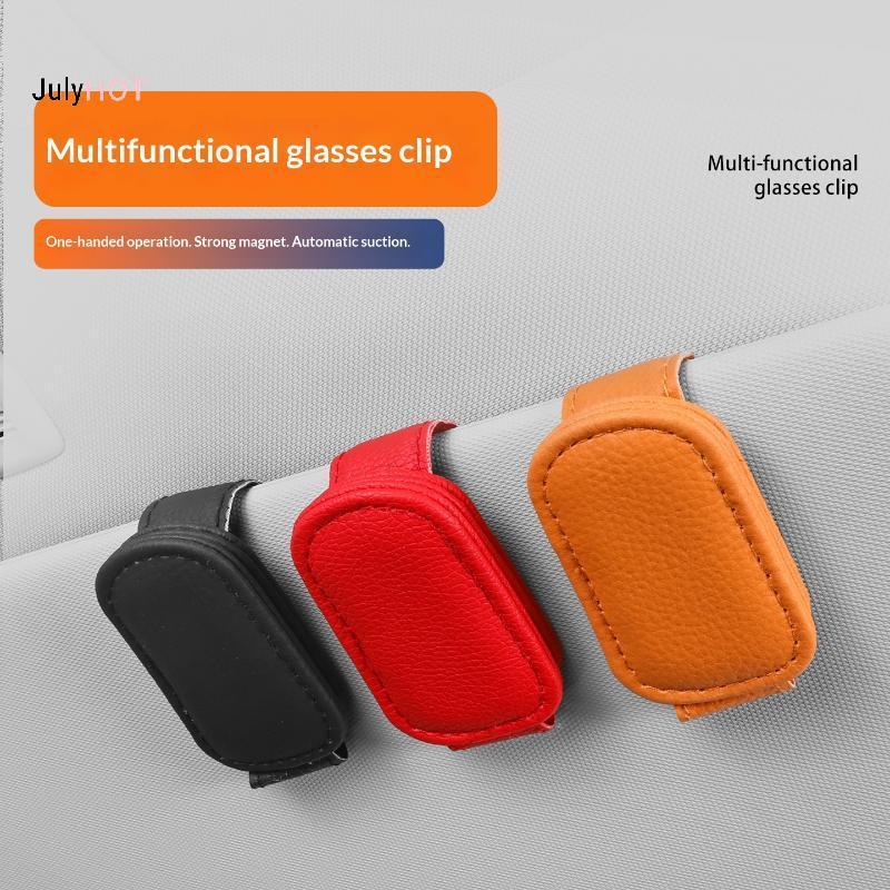 JULYHOT Đa Năng Ô Tô Tấm Che Nắng Kính Kẹp Da Kính Mắt Kẹp Từ Kính Mát Giá Đỡ Móc Treo Đa Năng Nội Thất Accessorie Massivedeals