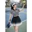 Set thể thao nữ Wil.son - áo ngắn tay phối chân váy loang tập pickleball, tennis, golf