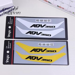 (TFT) Sửa đổi Stier phản quang, Tay cầm Cảnh báo chống gió Wtier cho xe máy ADV350 Phụ kiện Decal Vinyl chống nước phản quang MỚI