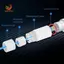 Bộ mở rộng mạng lặp lại POE 1 trong 1 bằng nhựa chống nước Bộ mở rộng 250M Đầu ra 1 trong 2 Công tắc Poe 48V IEEE 802.3Af