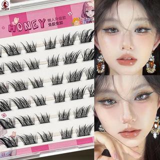 Lông mi tái sử dụng cụm đơn không keo cho người mới bắt đầu - Trái phải Dễ dàng áp dụng