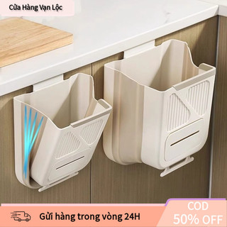 【vạn】Thùng rác treo tưởng gấp gọn thông minh 7-10L - giải pháp tiết kiệm không gian bếp , dễ dàng lắp đặt và vệ sinh.