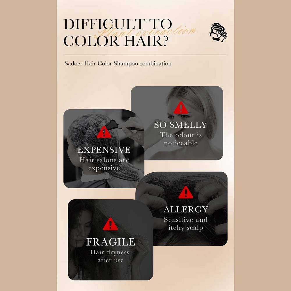 Fruit Vinegar Gel Pewarna Rambut Hair Dye Gel Color Natural Black Hair Color 500ml