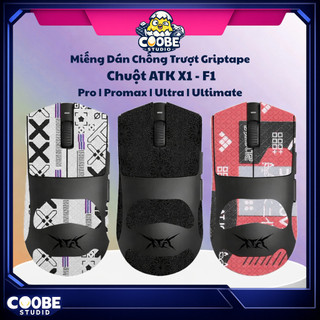 [Ship nhanh] Miếng dán chống trượt cho chuột ATK F1,X1 Pro, Promax ,Ultra, Ulimate - Griptape ATK F1, X1 - CooBeStore
