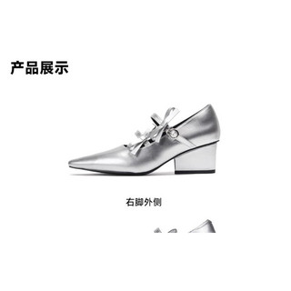 Giày Mary Jane đế dày mới của Pháp Giày cao gót nhọn
