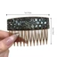 Lược chải tóc BORAGETE Bangs, Lược chải tóc dày dặn, Phụ kiện tóc thiết thực Sử dụng đa năng thanh lịch Lược chèn ngược dành cho nữ