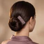 Lược chải tóc BORAGETE Bangs, Lược chải tóc dày dặn, Phụ kiện tóc thiết thực Sử dụng đa năng thanh lịch Lược chèn ngược dành cho nữ
