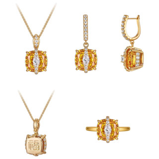 Trang sức zircon nhiều màu sắc phong cách châu Âu phù hợp với nữ