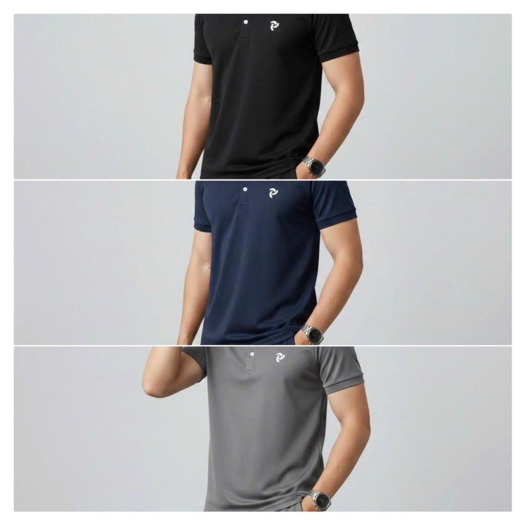 [Hàng Loại 1 Đồ Bộ] Bộ quần áo nam nữ cao cấp- Phối vai logo thêu- Chất liệu poly cá sấu co giãn mát mẻ trẻ trung
