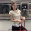 Áo Thun Nữ Chấm Bi Tay Ngắn Kiểu Cổ Búp Bê Dễ Thương A514882233