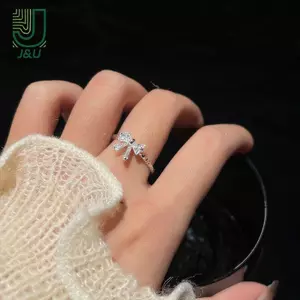 Nhẫn Nơ Trắng Đáng Yêu Lãng Mạn Mới Đến Nữ Với Nhẫn Nơ Sáng Bóng Cho Nữ Nhẫn Có Thể Điều Chỉnh Ngọt Ngào Nhẫn Trái Tim Nữ Tính