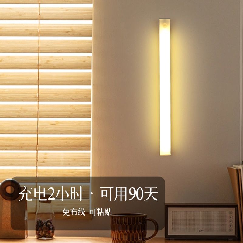 Đèn LED Cảm Biến Ánh Sáng Người Đi Bộ Tắt Phòng Ngủ Đèn Ngủ Trí Thông Minh Con Người Hoàn Toàn Tự Động Đèn Tủ Sạc