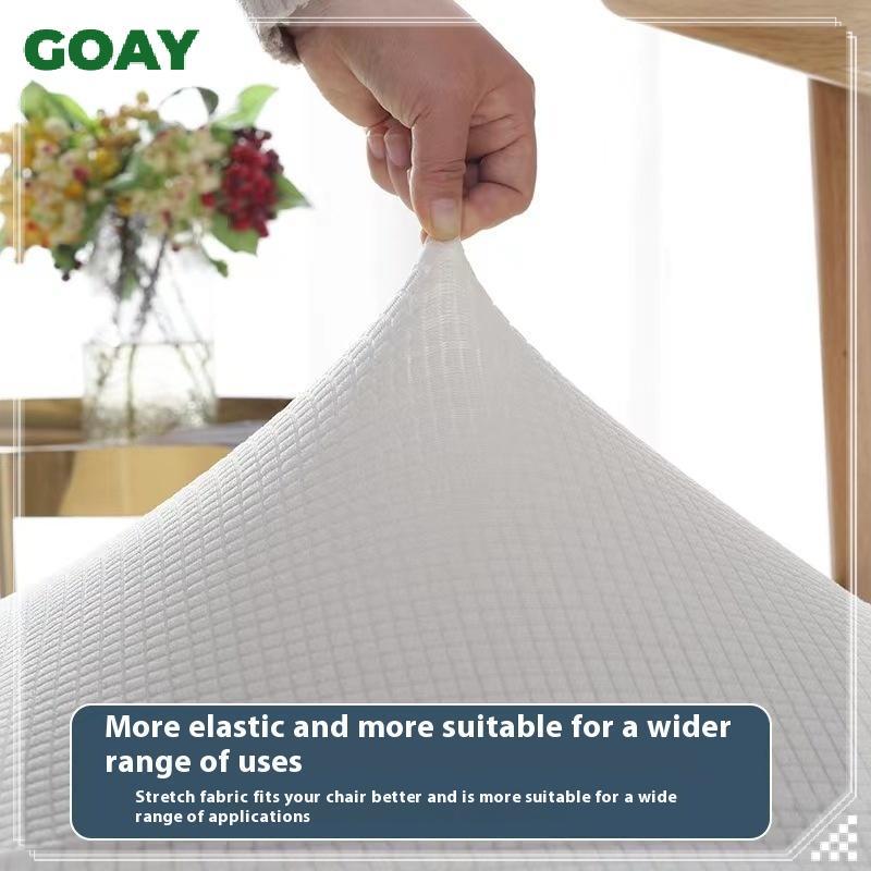 GOAY 2 Cái / bộ Ghế Văn Phòng Coverputer Ghế Xoay Ghế Co Giãn Hiện Đại Trượt Có Thể Giặt Được Dép Che Bụi Có Thể Tháo Rời VN