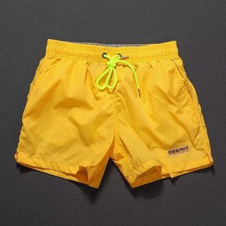 Quần short đi biển nhẹ, nhanh khô, chống nước, màu trơn đơn giản