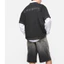 Áo thun Oversized Unisex thêu chữ AC cổ điển - Hồng / Đen / Trắng