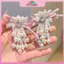 MYPANDA 2 Món Quà Tinh Tế Cho Bạn Bè Ngọt Hồng / Ruy Băng Xanh Ngọc Trai Đính Hạt sel Kẹp Tóc Đa Năng Cho Kiểu Tóc / Trang Phục / Đạo Cụ Ảnh.