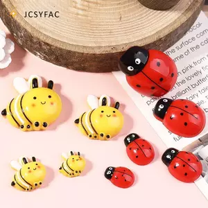 JCSYFAC - Bộ 5 Trang Sức Nhựa Hình Ong, Bọ, Rùa Dễ Thương Cho DIY Và Trang Trí