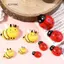 JCSYFAC - Bộ 5 Trang Sức Nhựa Hình Ong, Bọ, Rùa Dễ Thương Cho DIY Và Trang Trí