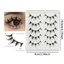 FAVORITEGOODS 5 Đôi / hộp DIY Lashes Extension, Curvature C 9-13MM Lông mi giả lấy cảm hứng từ Anime, Hợp thời trang Dễ dàng đeo Nhẹ Có thể tái sử dụng Lông mi giả