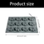 SA 12 Khoang Khuôn Silicon Bí Ngô Silicon Cấp Cho Bánh Mousse