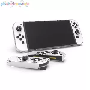 Photoframe Crystal Protect Shell Tương thích Nintendo Switch OLED Vỏ cứng trong suốt cho Switch OLED Console Phụ kiện VN