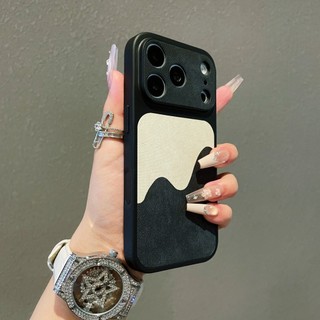 Như 17Pro Ống Kính Bảo Vệ Toàn Diện Họa Tiết Núi Mạ Da Ốp Lưng Điện Thoại iPhone 17Promax 17Pro 13 14 15 16 Promax Chống Sốc Nam Nữ Vỏ Di Động