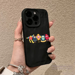 Ốp Điện Thoại Hoạt Hình Quái Vật Nhỏ Vui Nhộn Cho iPhone 17 16 15 14 13 12 11 Pro Max X Xr Xs Max 7 8 Plus SE2020