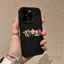 Ốp Điện Thoại Hoạt Hình Quái Vật Nhỏ Vui Nhộn Cho iPhone 17 16 15 14 13 12 11 Pro Max X Xr Xs Max 7 8 Plus SE2020