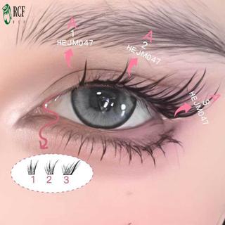 Lông mi giả loe tự nhiên Lông mi dài khối lượng lông tơ cao cấp dành cho phụ nữ và bé gái Đồ dùng mỹ phẩm