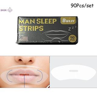 [DASK] 90Pc / SET Chống ngáy cho trẻ em Ngủ đêm dành cho người lớn Môi Mũi thở Cải thiện miếng dán Chỉnh sửa miệng Băng dính