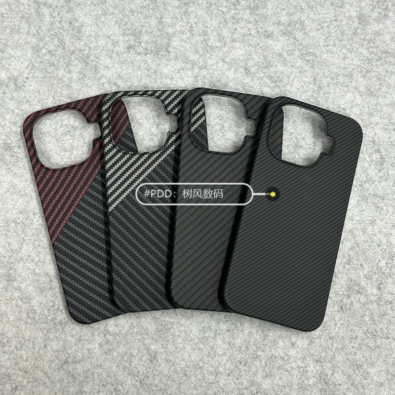 Ốp Điện Thoại Cho IQOO z9 Z11 Z10 / Turbo Frosted Carbon Kết Cấu Vỏ Cứng