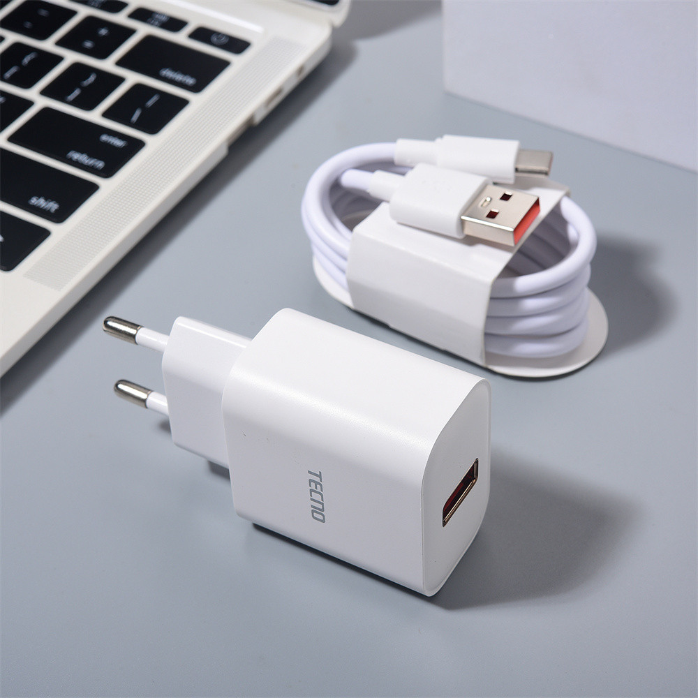 Dành Cho Chính Hãng 33W EU / US / UK Power Wall Charge Adapter Cho Tecno Camon 40 30 30s 20 Pro Spark 30C 30 20 10 Pro + 1M USB 3A Loại C Dây