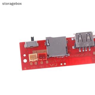 [Hộp lưu trữ] Bảng mạch âm thanh có dây Bảng khuếch đại mô-đun DIY Mô-đun có cổng sạc Đẹp