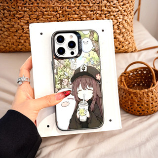 Ốp Lưng Iphone Phim hoạt hình thời trang Cho Iphone 7 xs xr 11 12 13 14 15 16 Pro Max Plus Genshin Impact Hu Tao cute