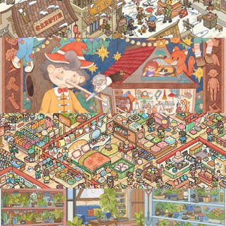 Nhãn dán cảnh quan Yiran Culture Creative 9.0 Series Phim sáng tạo tự làm