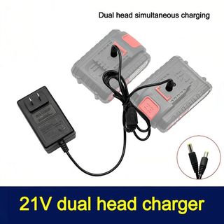 Bộ sạc pin lithium OUSXA, Bộ sạc hai đầu Lithium 18 / 21V / 24V đa năng, Bộ sạc cắm bảo vệ quá tải
