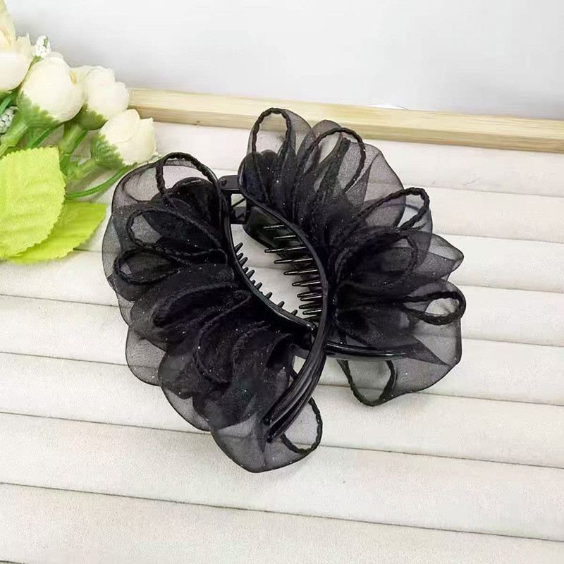 Tulip Ball Grab Clip Tính khí Thời trang Đám mây gạc thanh lịch