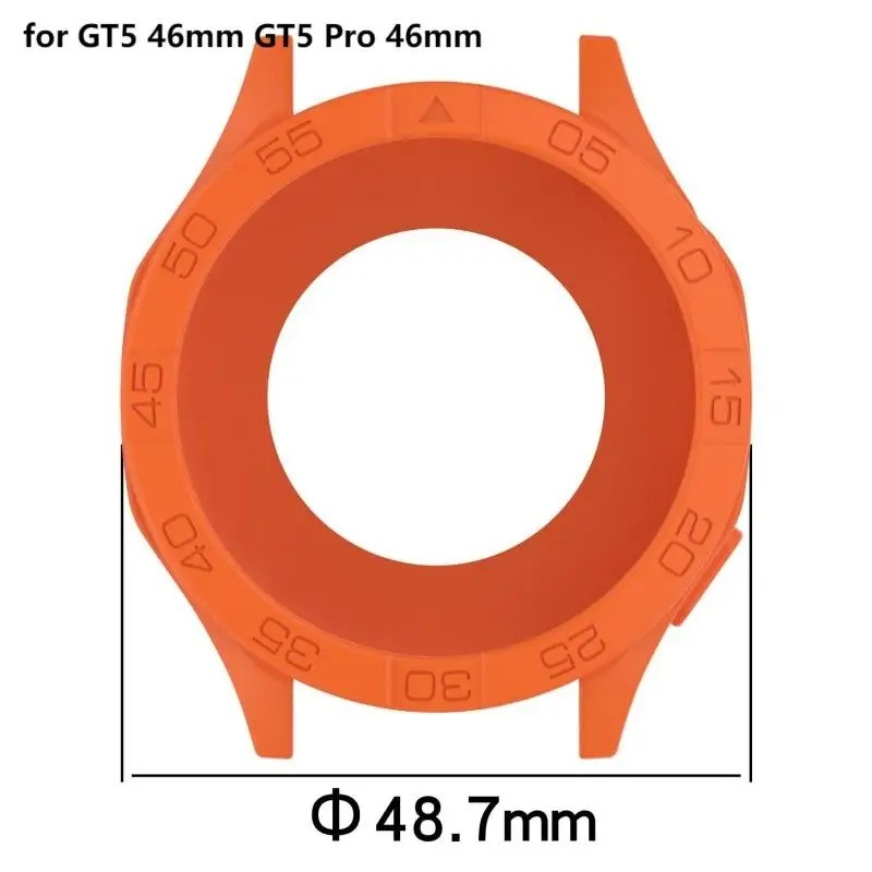 Ốp Lưng Silicon Mềm Chống Sốc Cho Huawei Watch GT4/GT5/GT6 41mm, Phụ Kiện Bảo Vệ Khung Đồng Hồ Thông Minh Vỏ Rỗng